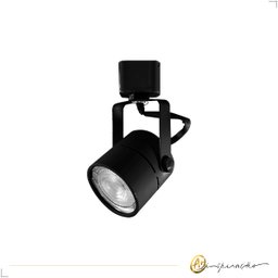 Spot para Trilho Mr16 Soquete Gu10 Ferro Preto - 5