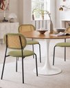 Ver imagem 2 de Mesa de Jantar Redonda Saarinen Basic Freijó 110cm Branca Design Moderno