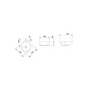 Ver imagem 3 de Lavatorio Branco Suspenso Canto 30,0x39,0x12,0 - Celite Lavatorio Branco Suspenso Canto 30,0x39,0x12