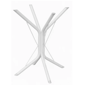 Pé Base de Mesa Metal Redonda Quadrada 4 Apoio Vidro Granito Marmore