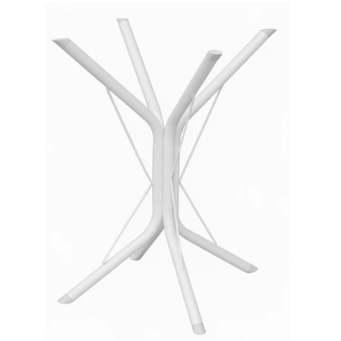 Pé Base de Mesa Metal Redonda Quadrada 4 Apoio Vidro Granito Marmore