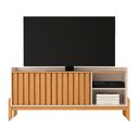 Ver imagem 1 de Rack para Tv 55 Pol Sala de Estar Ripado Off White Nature