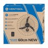 Ventilador Parede 60cm New Preto 452 Ventisol 220v - 4