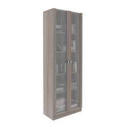 Kit 2 Armários para Escritório 2 Portas de Vidro ME4115  - 2