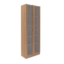 Kit 2 Armários para Escritório 2 Portas de Vidro ME4115  - 4