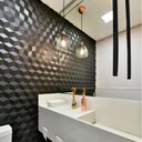 Ver imagem 3 de Torneira de Teto em Inox Preto 1,60m Luxo para Lavabo Banheiro 100% Inox