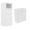 Ver imagem 2 de Kit 2 Peças com Armário Baixo Me4103 e Gaveteiro Arquivo Me4118 Espresso Móveis