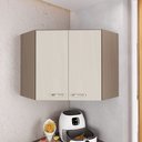 Ver imagem 1 de Armário Aéreo Modulado de Canto Fidelitá Paris 75cm 2 Portas