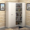 Ver imagem 7 de Kit 2 Armários para Escritório com Armário Fechado e Armário de Canto ME4105 e ME4132