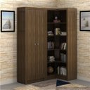 Ver imagem 6 de Kit 2 Armários para Escritório com Armário Fechado e Armário de Canto ME4105 e ME4132