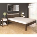 Ver imagem 1 de Cama Casalcm8009 e 2 Mesas de Cabeceira Az1016 Qt10 Nogal Branco Tecno Mobili