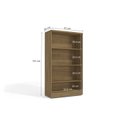 Ver imagem 6 de Kit 3 Peças 1 Balcão 2 Armários para Escritório com Chave