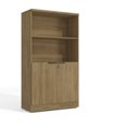 Ver imagem 2 de Kit 3 Peças 1 Balcão 2 Armários para Escritório com Chave