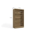 Ver imagem 6 de Kit 4 Peças com Escrivaninha, Gaveteiro e 2 Armários