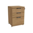 Ver mais imagens de Kit 4 Peças com Escrivaninha, Gaveteiro e 2 Armários