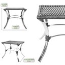 Ver imagem 4 de Jogo de 5 Cadeiras Ascoli com Mesa de Centro Preto