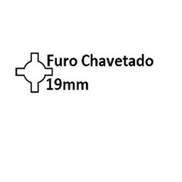 RODA DE SCOTCH BRITE 120 X 100 MM GRÃO FINO - LINHA BASIC CIR Inox 1380rsf - 2