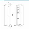 Conjunto Lavanderia Multiuso 2 Peças 1 Armário Aéreo AM3104 1 Armário Multiuso AM3107  - 9
