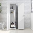 Ver mais imagens de Conjunto Lavanderia Multiuso 2 Peças 1 Armário Aéreo AM3104 1 Armário Multiuso AM3107