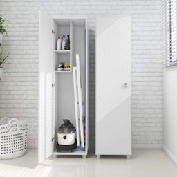 Conjunto Lavanderia Multiuso 2 Peças 1 Armário Aéreo AM3104 1 Armário Multiuso AM3107  - 8