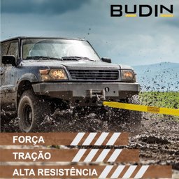 Cinta de Reboque e Arraste 20 ton x 1,5 metros plana - 4x4 / Trilhas / Off road / Caminhão / Trator  - 4