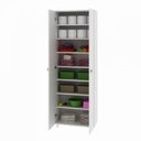 Ver imagem 4 de Conjunto Lavanderia Multiuso 2 Peças 1 Armário Multiuso AM3108 1 Armário Aéreo AM3104