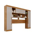 Ver imagem 3 de Guarda-roupa Casal Modulado Odin Premium 4 Portas Cinamomo/off White - Pnr Móveis