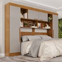 Ver imagem 1 de Guarda-roupa Casal Modulado Odin Premium 4 Portas Cinamomo/off White - Pnr Móveis