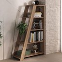 Ver imagem 2 de Estante para Escritório Home Office Multiuso 5 Prateleiras Star A02 Nogal - Lyam Decor