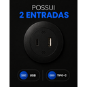 Ver imagem 7 de Mesa de Cabeceira Inteligente com 3 Gavetas:Preto