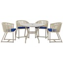 Ver imagem 1 de Mesa com 4 Cadeiras e Noronha Estofado 10 Trama Original Rami