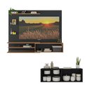 Ver imagem 4 de Painel para Tv até 65 Polegadas com Aparador 4 Portas com Espelho Multimóveis Mp1088 Rustic/preto