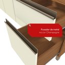 Ver imagem 6 de Cozinha Compacta Luna sem Tampo e Pia Kappesberg 3 Peças Canela/off White