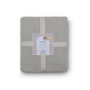 Ver imagem 3 de Manta Decorativa para Sofá Tricot Golden 1,20m X 1,50m 100% Algodão Prata