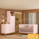 Ver imagem 3 de Conjunto Quarto Guarda Roupa 4970 e Berço Encanto Slim