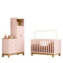 Ver imagem 1 de Conjunto Quarto Guarda Roupa 4970 e Berço Encanto Slim