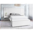 Ver imagem 1 de Baú Banco Luca Branco - Casa D Móveis