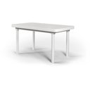 Ver imagem 1 de Mesa de Jantar Retangular 4 Lugares de Madeira 110x80 França Branco - Straub Web