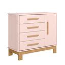 Ver imagem 2 de Cômoda Sapateira Q Encanto 1 Porta e 4 Gavetas Slim MDP/MDF Qmovi