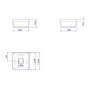 Ver imagem 6 de Cuba de Sobrepor Deca Slim 30x30 Quadrada Barbante + Válvula + Sifão