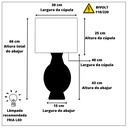 Ver imagem 4 de Abajur Grande Junco Sala Riviera Estilo Rústico Cor Tijolo