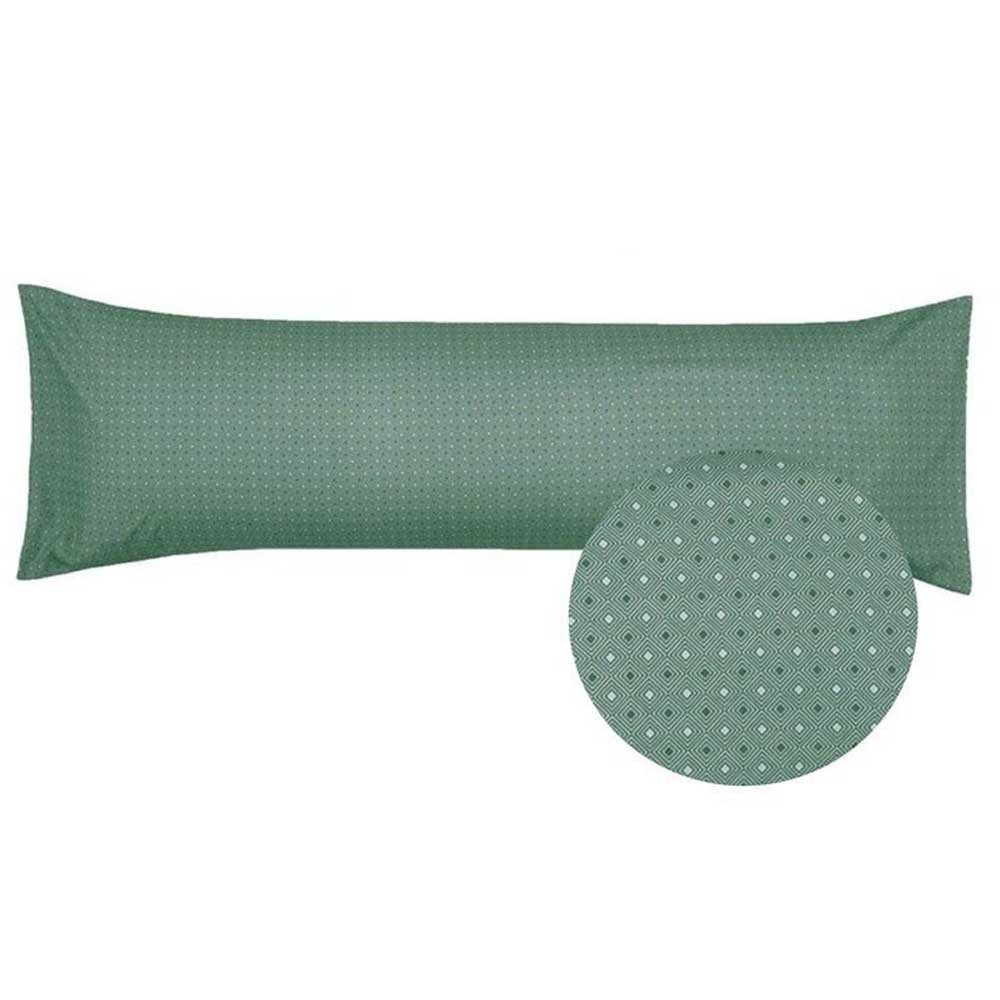 Fronha Para Travesseiro Body Pillow All Design Altenburg:Verde Bolinha - 1