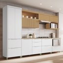 Ver imagem 2 de Cozinha Modulada 7 Peças Marquesa 7 Portas 7 Gavetas 350cm Mdf Nesher