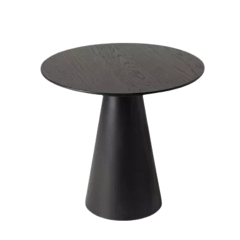 Mesa Lateral Cone Ébano 51 Cm Linn Design Decor