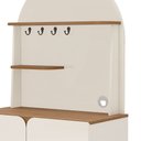 Ver imagem 5 de Balcão Buffet Bali 2 Portas 3 Prateleiras Off White/Cinamomo - Artely