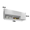 Armário Aéreo 1,50m com 2 Portas Cozinha Área de Serviço Maya Branco - 7