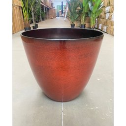 Vaso para Plantas Grande Decorativo Sala Jardim Alto Brilho (liso/vermelho) - 8