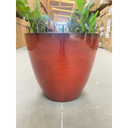 Vaso para Plantas Grande Decorativo Sala Jardim Alto Brilho (liso/vermelho) - 5