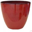 Ver imagem 1 de Vaso para Plantas Grande Decorativo Sala Jardim Alto Brilho (liso/vermelho)