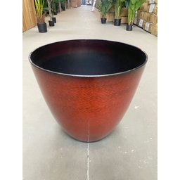Vaso para Plantas Grande Decorativo Sala Jardim Alto Brilho (liso/vermelho) - 7
